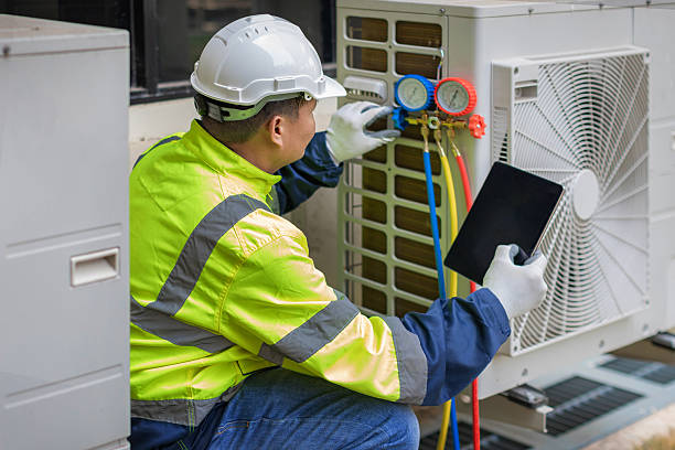 Professional Air Conditioning Repair technician working in Heislerville, NJ